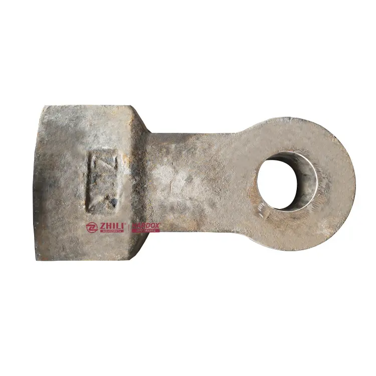 ZHILI Wear Parts Reversible Mill Crusher Hammer mit Legierung stangen aus hohem Mangan stahl einsatz zum Zerkleinern von Gestein