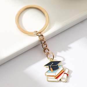 בית ספר תיכון אוניברסיטה מתכתי מתנות מורה סטודנטים kechain מותאם אישית עבור מחזיק תואר דוקטור - Product Image 5