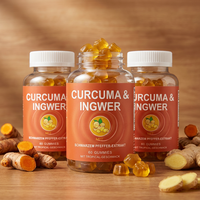Complexe Premium Personnalisé Curcuma & Racine de Gingembre pour l'Équilibre et le Bien-être du Corps Entier – Gummies au Curcuma