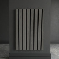 Panneaux muraux WPC rayés modernes pour la décoration intérieure, design minimaliste, revêtements imperméables, insonorisants, garantie 3 ans