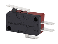Interruptor de Circuito SPDT KW3-0Z Básico DONGHAI de Alta Calidad, Plástico y Metal, IP40, 250 VAC, Vietnam, Negro/Marrón, 16, 100,000 Ciclos