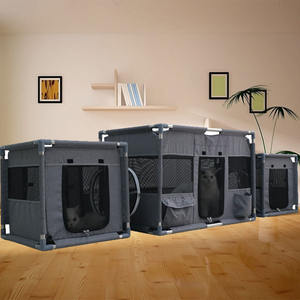 2025 nuevo transpirable pequeño portátil para mascotas corralito para gatos cerca para perros tela Oxford cuadrado jaula para mascotas sala de entrega - Product Image 1