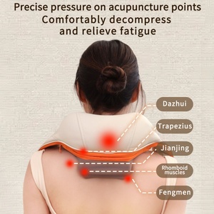 เครื่องนวดคอแบบพกพา ชาร์จไฟได้ ไร้สาย บรรเทาอาการปวดไหล่และคอ - Product Image 3