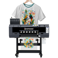 Prix le moins cher nouveau DlY 600mm I1600/i3200 imprimante T-Shirt DTF Machine d'impression Pet Film transfert DTF imprimante avec Power Shaker