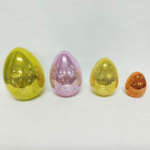 2025 nuevo producto Led Light up decoración regalo de Pascua Ides centros de mesa decoración del hogar huevo de cristal al por mayor para el día de Pascua - Product Image 5