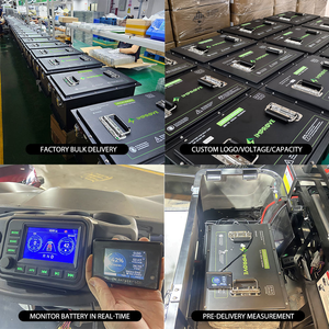 Batterie LiFePO4 à semi-conducteurs 48V 100Ah 150Ah 205Ah pour voiturette de golf, avec application Bluetooth intelligente, pour <span class=keywords><strong>Club</strong></span> Car, 6000+ cycles - Product Image 3