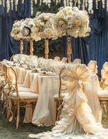 Vente en gros Ceintures de chaise Arcs Banquet Fête Couverture de chaise pour mariage