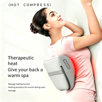 Masseur de cou portable, coussin de soutien pour siège de voiture, oreiller ergonomique pour la lecture au lit et sur le canapé