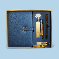 Coffret Cadeau Calligraphie PQ Premium – Ensemble 5 Pièces : Carnet pour Étudiants, Fournitures Scolaires, Coffret Promotionnel à Ouverture Plate, Personnalisable