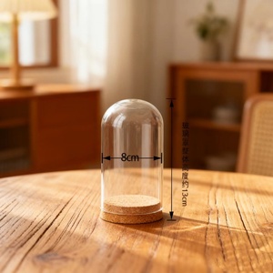 Dôme <span class=keywords><strong>en</strong></span> <span class=keywords><strong>verre</strong></span> Cloche Cloche avec base <span class=keywords><strong>en</strong></span> bois Cylindre <span class=keywords><strong>en</strong></span> <span class=keywords><strong>verre</strong></span> haut <span class=keywords><strong>de</strong></span> gamme personnalisé 19cm 21cm Décoration <span class=keywords><strong>de</strong></span> la maison Dôme <span class=keywords><strong>en</strong></span> <span class=keywords><strong>verre</strong></span> - Product Image 6
