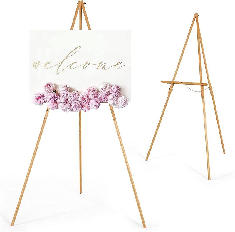 Wooden Tripod Display Easel Stand Wooden