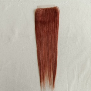 Système d'intégration capillaire en maille de cheveux Remy européens, prêt à expédier, avec closure en dentelle colorée et transparente HD, tailles 3x5 3x6 5x5 6x6 - Product Image 3