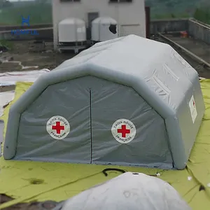 HOMFUL Kustom Tenda Modular Kebakaran Medis Luar Ruangan Besar Multi Orang Tenda Tiup
