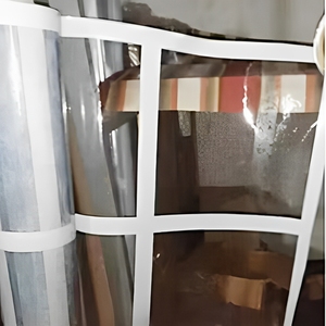 Ventes directes d'usine <span class=keywords><strong>PVC</strong></span> film souple transparent <span class=keywords><strong>PVC</strong></span> impression bande blanche grille <span class=keywords><strong>PVC</strong></span> film souple - Product Image 1
