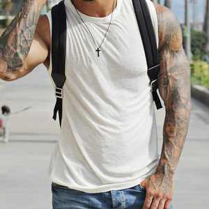 ジュエリーメーカーパーソナライズされたカスタム刻印ペンダントネックレス、メンズクロスリジオンネックレス - Product Image 3