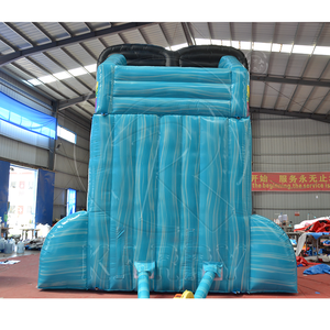 Tùy chỉnh MOONWALK <span class=keywords><strong>Inflatable</strong></span> Bouncer PVC Hawaii lướt <span class=keywords><strong>Inflatable</strong></span> trượt nước với hồ bơi cho trong nhà ngoài trời trẻ em bên - Product Image 6