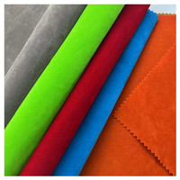 100% polyester double face flocage tissu infroissable pour canapé boîte à bijoux vêtement chaussures voiture doublure bagages pour filles