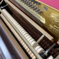 Used Samick SC1118MD Brown Glossy Upright Piano 118cm for Student Exam