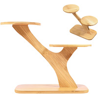 Support à fleurs en bois massif multicouche, moderne, simple, multifonctionnel, pour rebord de fenêtre, plantes succulentes, bambou, intérieur, salon, bureau