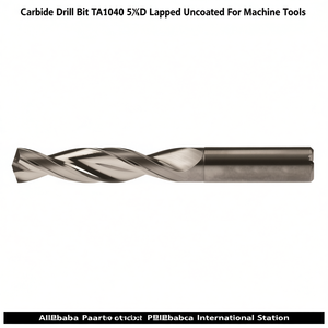 Carbide <b>Drill</b> Bit TA1040 5xD Lapped Uncoated For Machine Tools - Product Image 2