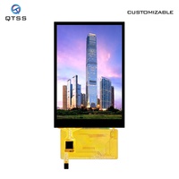Modul Layar LCD TFT IPS Persegi Panjang 3,5 Inci 320*480 ILI9488 Antarmuka MCU SPI RGB dengan Panel Layar Sentuh Kapasitif RTP CTP