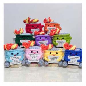 Muñecas de Ganchillo Hechas a Mano, Muñecas de Hilo Tejidas, Bailarina de Ballet, Juguetes de Peluche Suaves para Niñas - Product Image 6