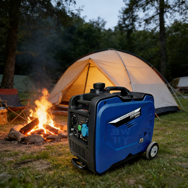 Upgraded Export Version Silent Portable Inverter 3000Watt DC Gasoline Generator 4-Stroke Engine Recoil Start Electrical Features
