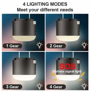 Ventilador de Camping Multifuncional con Luz, Recargable, Portátil, Magnético, Linterna para Tienda de Campaña, Lámpara Repelente de Mosquitos para Senderismo y Emergencias al Aire Libre - Product Image 5