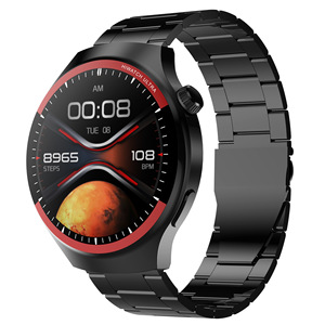 นาฬิกาอัจฉริยะ Watch4 Pro+ รองรับการโทรผ่านบลูทูธ แจ้งเตือนข้อความ วัดอัตราการเต้นของหัวใจ ตรวจจับการนอนหลับ นับก้าว วัดความเร็ว สำหรับกีฬากลางแจ้งและฟิตเนส - Product Image 2