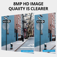 5MP POE Security Camera CMOS Two-Way Audio H.265 Human Detection 4K Ultra HD IP66 Outdoor Smart Home Security Camera