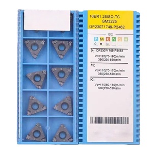 निजेल उच्च परिशुद्धता cnc लैथ टर्निंग टूल 16 यर 2.00 ISO-TC Gm3225 टर्निंग इंसर्ट टंगस्टन कार्बाइड डीवीडी कोटिंग ओएम बॉक्स - Product Image 3