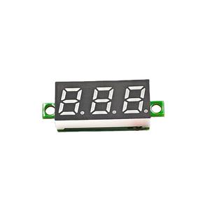 Panel Voltmeter Digital LED, komponen elektronik pengukur tegangan 0.36 inci <span class=keywords><strong>3</strong></span> Digit DC 4.7 ~ 30V - Product Image 1