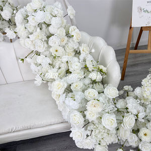 Factory Custom Size <b>Silk</b> Flower personalized flower background for Weddings Events & Celebrations Stage Display - Product Image 4