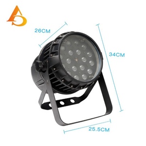 AICPOSE Éclairage de scène professionnel 18 LED Par Light pour spectacles nocturnes en club, concerts, églises, projecteur LED Par étanche - Product Image 3