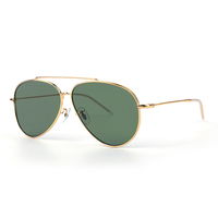 SUNLOOK Lunettes de soleil classiques rétro à double pont, lunettes de soleil aviateur, lunettes de soleil unisexes, mode, lunettes de soleil de haute qualité, vente en gros