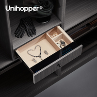 Unihopper-Coffre-fort intelligent de luxe à empreinte digitale pour bijoux, antivol, armoire cachée, tiroir coulissant