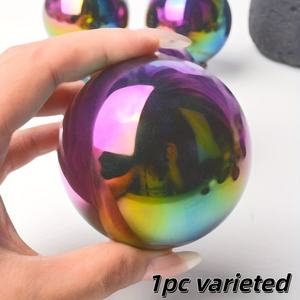 Vente en gros de sphères d'obsidienne de style bohème, pierres de guérison naturelles pour une décoration intérieure unique et des cadeaux de fêtes - Product Image 2