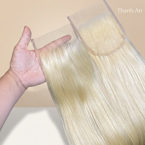 Closure en dentelle HD ultra-fine et invisible T955 pour tissage de cheveux, en cheveux Remy vietnamiens - Product Image 1