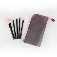 MEJ Portable MEJ kit de voyage 6 pièces ensemble de pinceaux de maquillage manche en bois brosse cosmétique