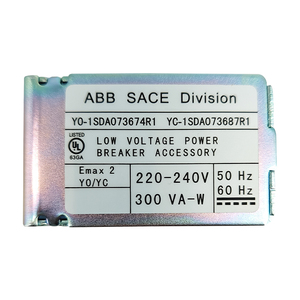 อุปกรณ์เสริมเบรกเกอร์วงจรไฟฟ้า ACB ของแท้ใหม่เอี่ยม รุ่น 1SDA073674R1 YO E1.2..E6.2-XT7-XT7M 220-240 VAC/DC - Product Image 3