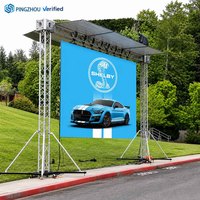 Pantalla LED para Exteriores de Alquiler, Panel LED HD P3.91 de 500x500mm, Resistente al Agua IP65, 7680Hz, para Escenarios, Conciertos, Eventos, Bodas, Iglesias