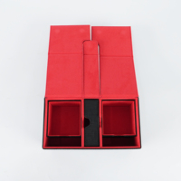 Boîte de rangement pour cartes à collectionner en cuir PU durable de qualité supérieure, multi-compartiments, avec couvercle rabattable, pour cartes à collectionner TCG