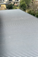 Tuiles de toit en alliage d'aluminium épaissies, isolantes thermiquement, à double couche, ignifuges et imperméables pour véranda