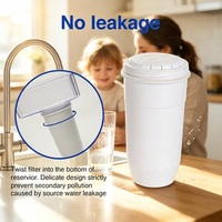 Cartouches de filtre à eau de remplacement pour carafe ZeroWater, certifiées NSF/ANSI 53, éliminent 99,9 % du plomb/chlore/fluorure/métaux lourds 2