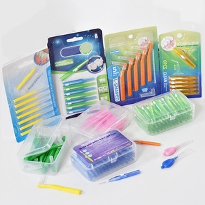 Cepillos interpróximo de ortodoncia para el cuidado bucal, palillos de dientes tipo L de 0,4mm, <span class=keywords><strong>cepillo</strong></span> Dental Interdental - Product Image 6