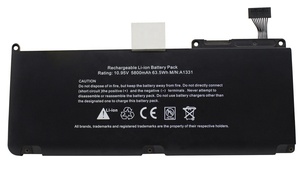 Batterie A1331 pour App Le <span class=keywords><strong>Mac</strong></span> <span class=keywords><strong>Book</strong></span> <span class=keywords><strong>Pro</strong></span> 13" 15" <span class=keywords><strong>17</strong></span>" A1342 - Product Image 2