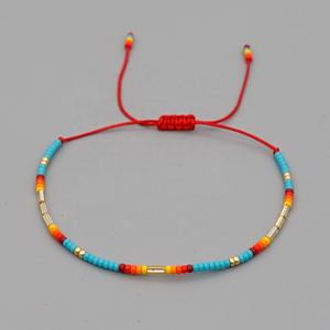 <span class=keywords><strong>Toppik</strong></span> ajustable Imperial Jasper Miyuki cuentas piedra Natural pareja regalos pulsera trenzada mujeres - Product Image 3