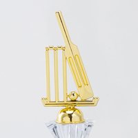 Trofeo de Plástico con Impresión UV para Partidos de Cricket, Ideal para Ferias Comerciales de Seguros, Grabado Personalizado OEM, Marca AD87, Buenas Ventas