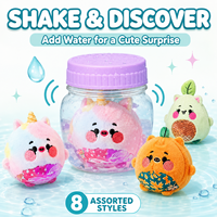 Peluche surprise à révéler dans un pot – Adorable animal fruité à secouer et à découvrir – Styles variés pour cadeaux d'enfants