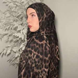 2025ผ้าโพกศีรษะฮิญาบพิมพ์ลายโลโก้ได้ตามต้องการ - Product Image 3